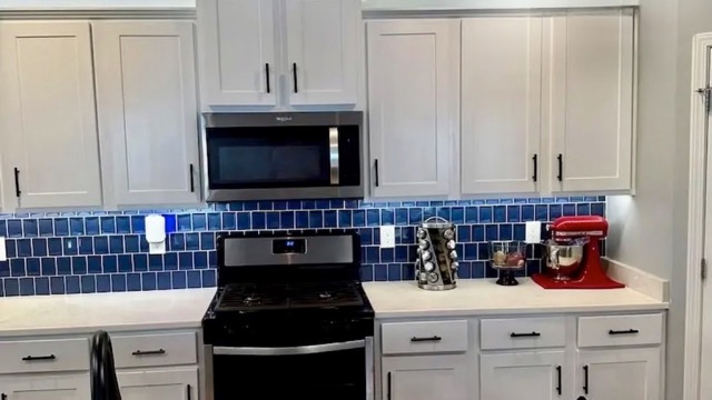 Cabinet painting project in Baldwin County