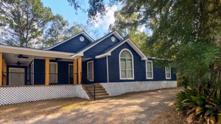 Cedar column wrap restoration in Baldwin County