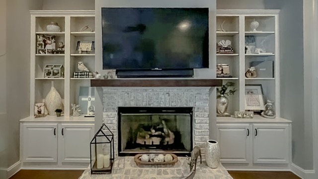 Professional cabinet painting with HVLP spray finish